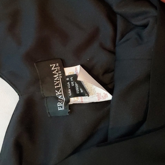 🖤👗Frank Lyman Black Ruched Maxi Bodycon Evening dress👗🖤 - Picture 6 of 11